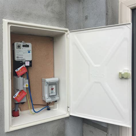 electric meter box size|outside box for electric meter.